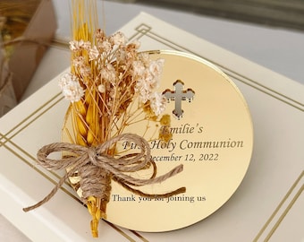 Holy Communion Favors, Baptism Magnet, Christening Favors, Thank you Gift, Gluten, Wheat, Erste Heilige Kommunion, Taufe