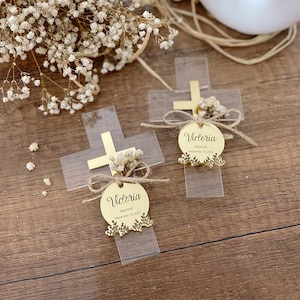 Baptism Favors Girl & Boy, Acrylic Cross Magnet, Recuerdos Bautizo, Christening Favors, Baptism Souvenir, Taufe, Bomboniere Battesimo