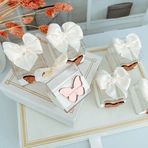 Bonbonnière papillon, Cadeaux Quinceanera, Bonbons des 16, Cadeaux d'anniversaire, Cadeaux baby shower