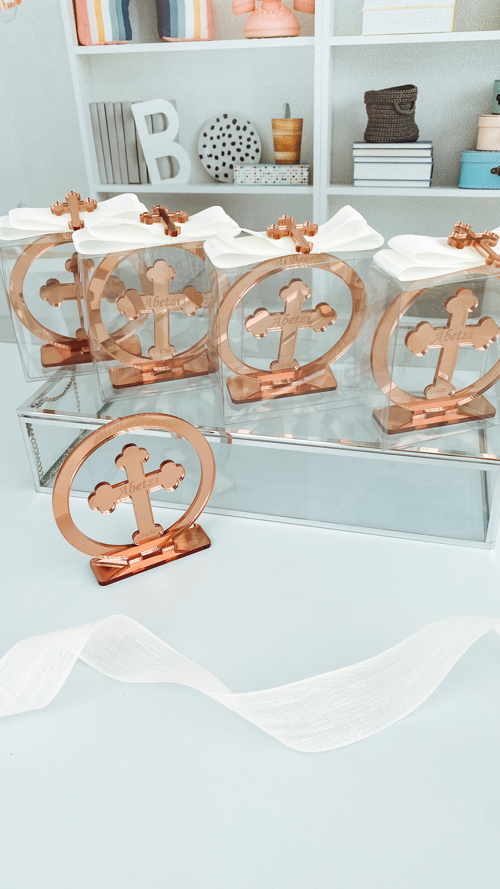 Baptism Favors With Stand, Baptism Decorations, Christening Favor, Communion Favors, Recuerdos de Bautizo, Personalized Cross Baptism