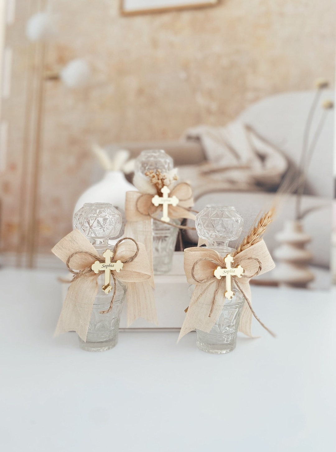 Holy Water Favors Blessed Holy Water Baptism Favors Etsy
