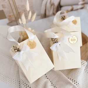 Personalized Mini Party Bag, Baptism Favor Bag, First Communion Favor, Christening Gift Bag, Birthday Gift Bag, Quinceanera Party Bags