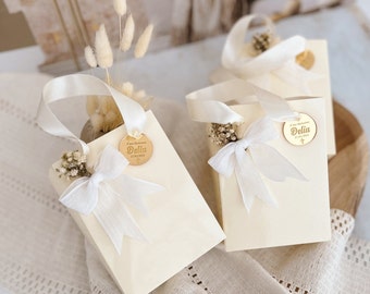 Personalized Mini Party Bag, Baptism Favor Bag, First Communion