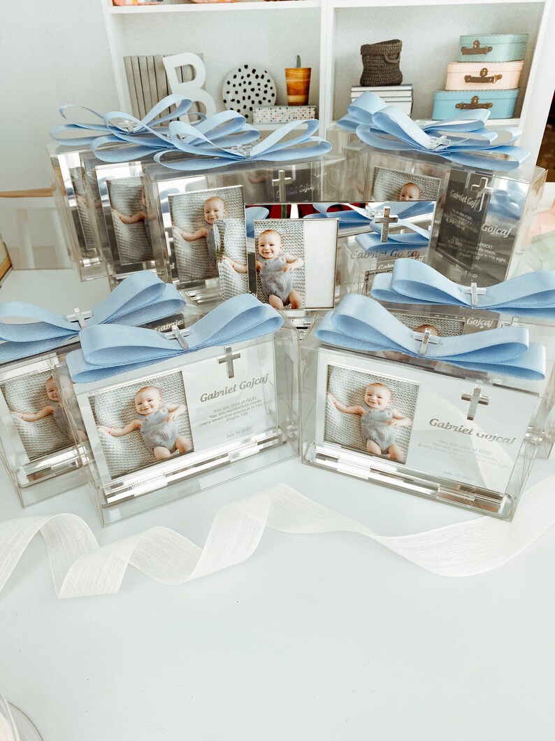 Personalized Baptism Favor Baptism Gift Girl Baptism Photo Etsy