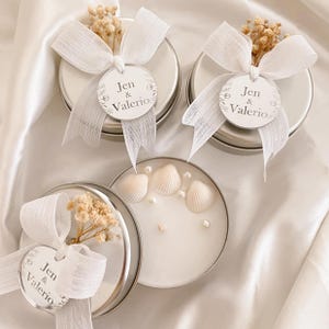 Bomboniere con candele nuziali all&#39;ingrosso con sacchetto regalo, candele personalizzate, bomboniere Nikkah di fidanzamento, regalo per damigelle d&#39;onore, bomboniere con candele profumate per matrimoni