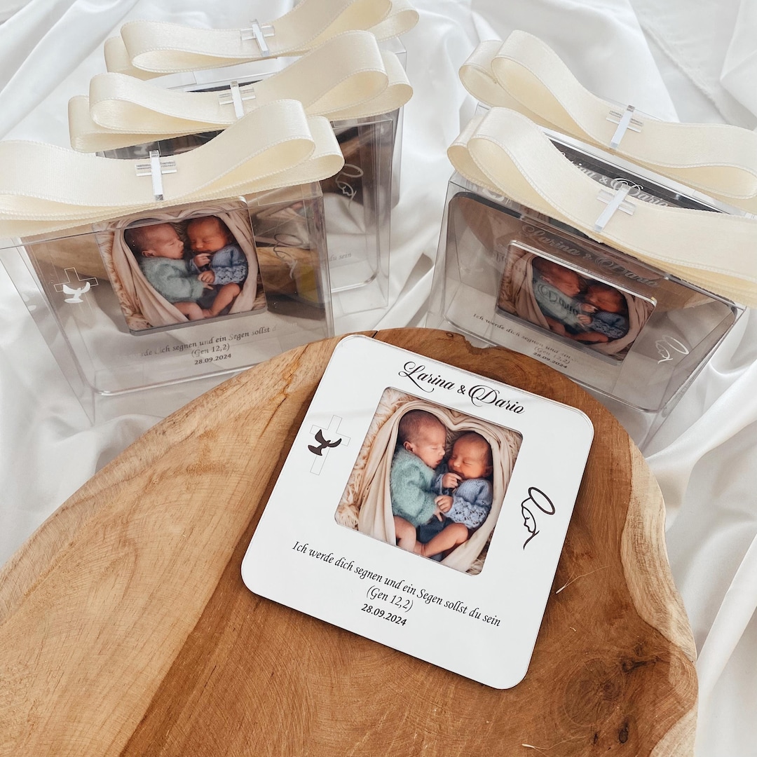 Niedliches Bonbon als Gastgeschenk zur Taufe in Pastell | Baby Belly Party Blog