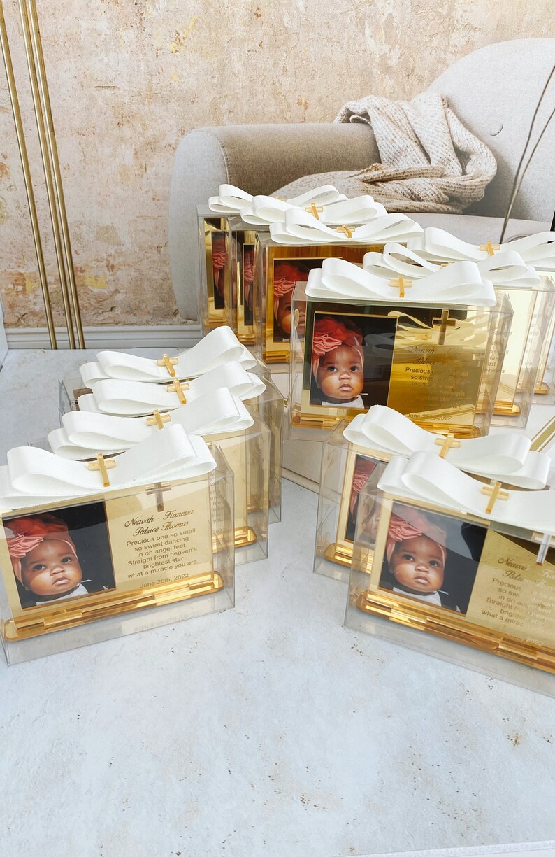 Personalized Baptism Favor Baptism Gift Girl Baptism Photo Etsy