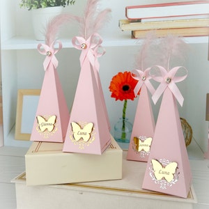 Bonbonnière papillon, Cadeaux Quinceanera, Bonbons des 16, Cadeaux d'anniversaire, Cadeaux baby shower