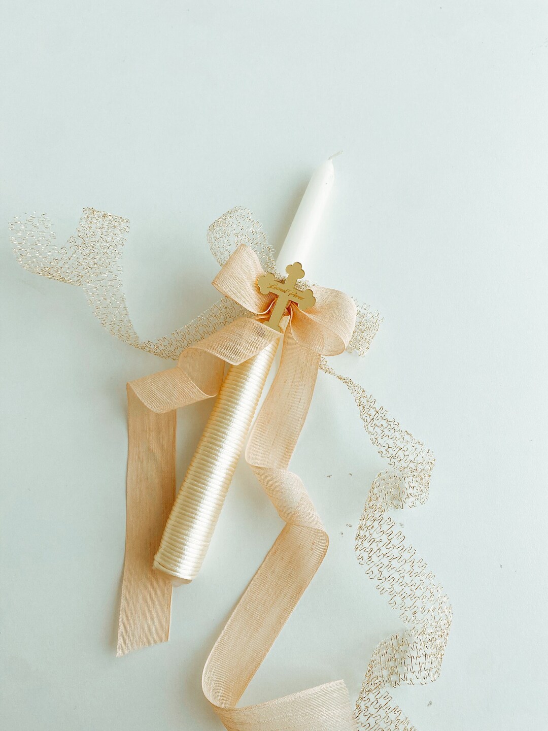 Baptism Candle Personalized Christening Candle Ceremony Etsy