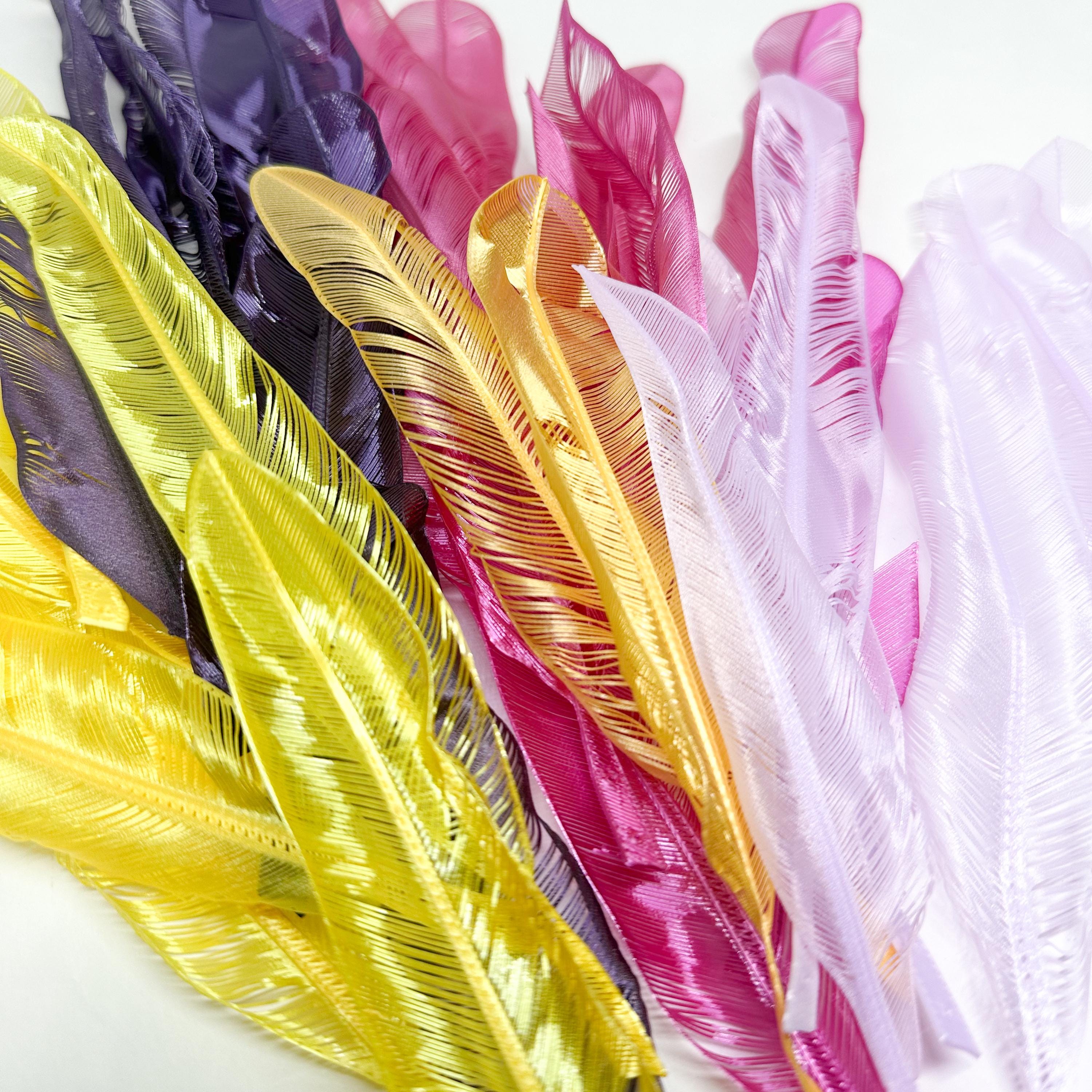 Vegan Synthetic Faux Feathers, 10 Pcs - Etsy