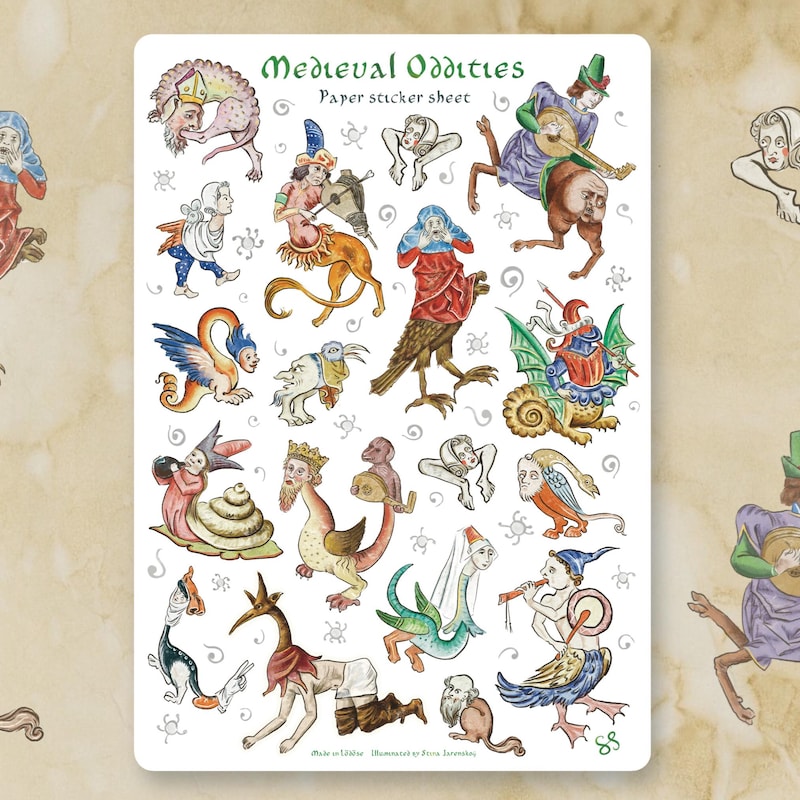 Medieval Stickers - Etsy Canada