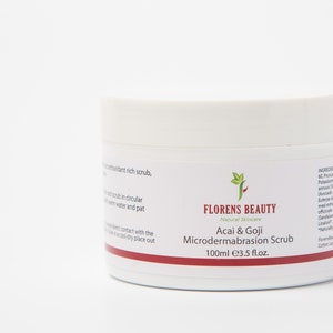 Acai & Goji Berry Microdermabrasion scrub  Powerful anti-ageing scrub