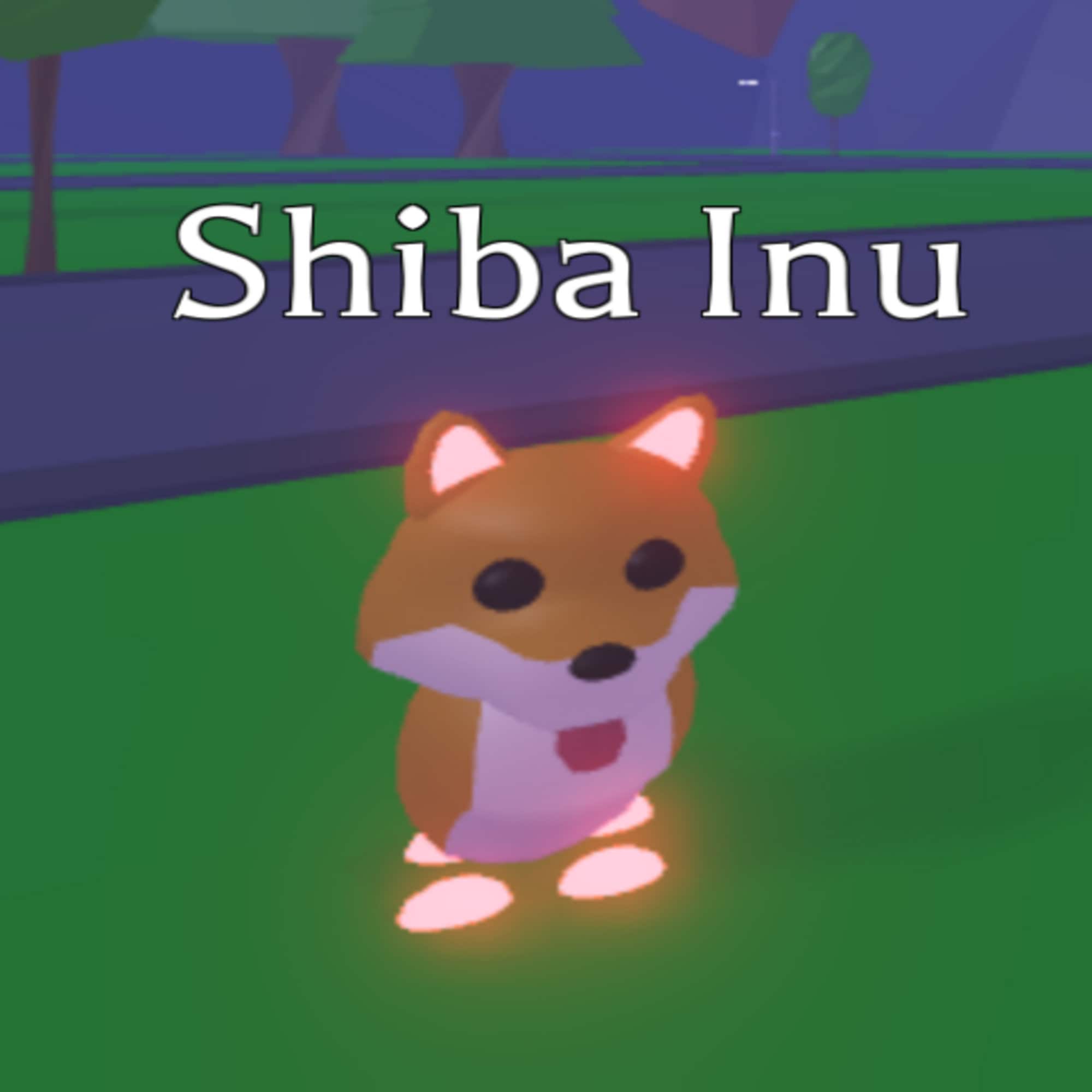 Mega Neon Shiba Inu MFR ADOPT ME Pet Etsy