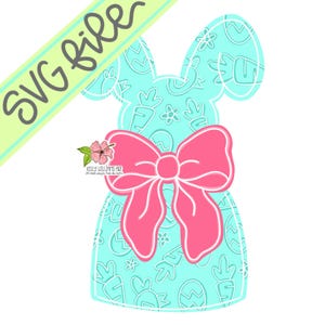 SVG TEMPLATE : Chinoiserie door hanger Easter SVG template
