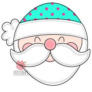 TEMPLATE : Santa Door Hanger Christmas template