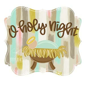 TEMPLATE : Nativity door hanger template Nativity template