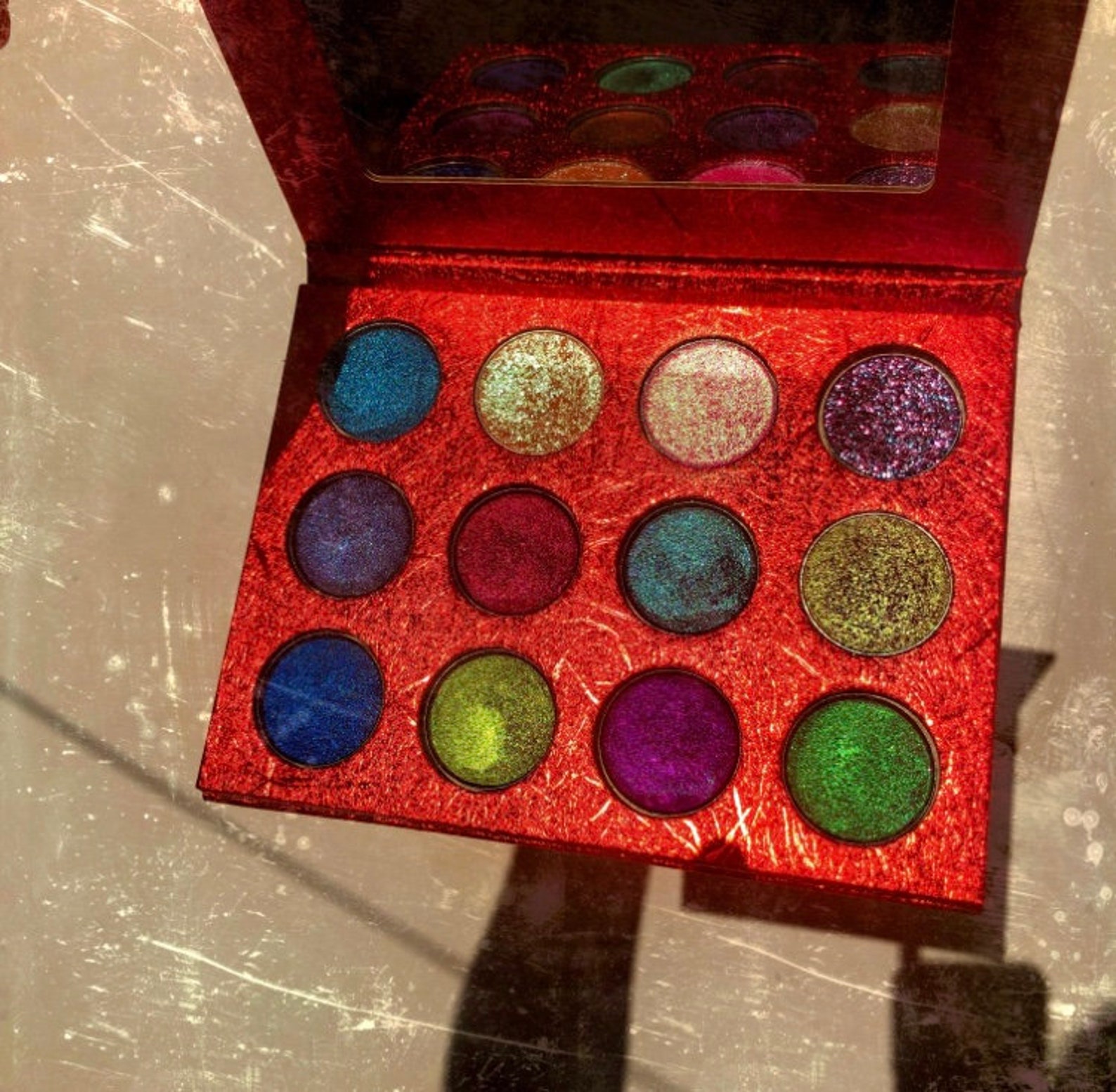 Multichrome Eyeshadow Palette Indie Makeup Duochrome Etsy