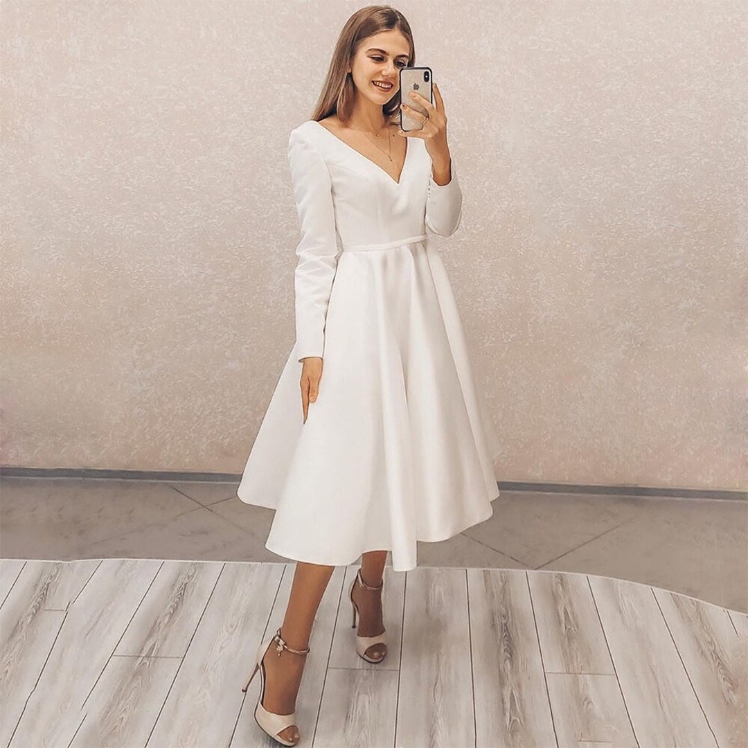 Mini Wedding Dress for Elopements, Civil Weddings, and More