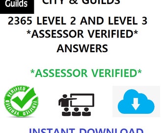 City and Guilds 2365 Level 2 and Level 3 Questions and Answers