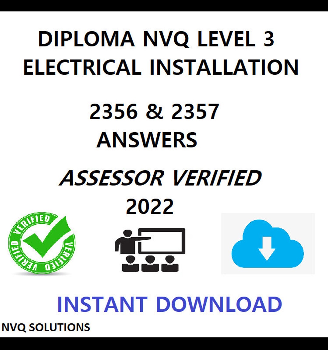 Diploma NVQ Level 3 Electrical Installation 2356 and 2357 ASSESSOR