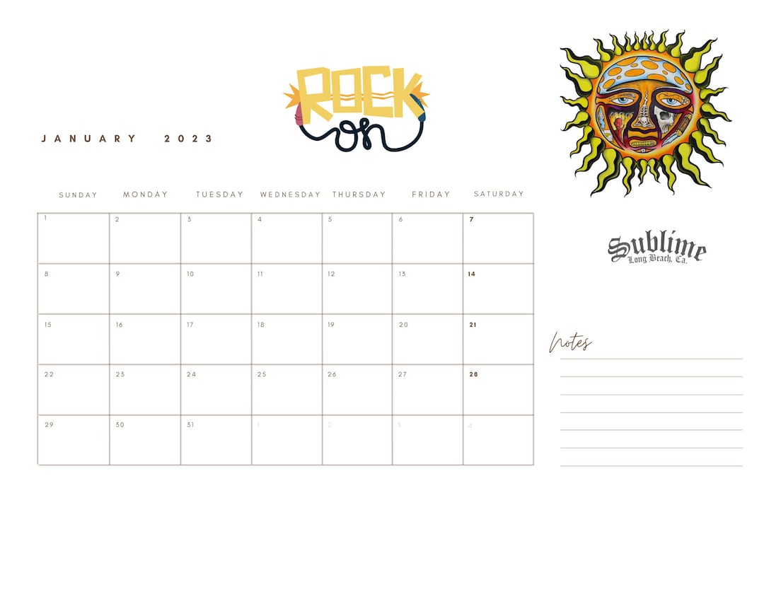 2023-vintage-minimalistic-rock-and-roll-calendar-etsy