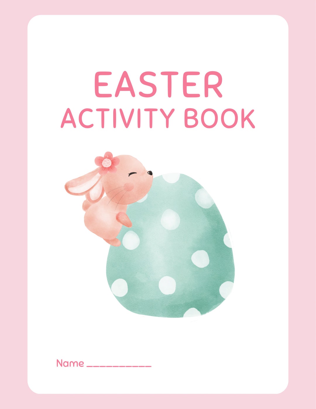 Easter Coloring Book - Etsy