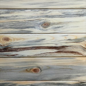 Tongue and Groove Siding Wall Accent Décor Projects Interlocking Connecting Wood Beetle Kill Blue Pine