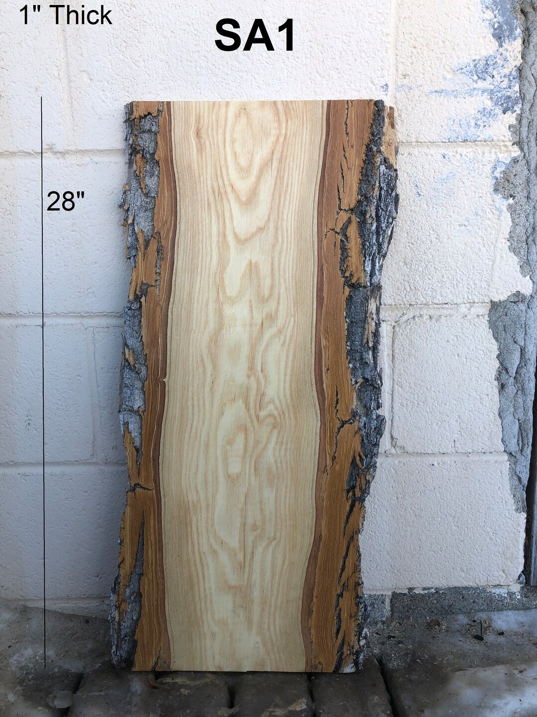 Small Live Edge Slabs of Hard Ash Wood, Good Wood Shop Big Selection Etsy
