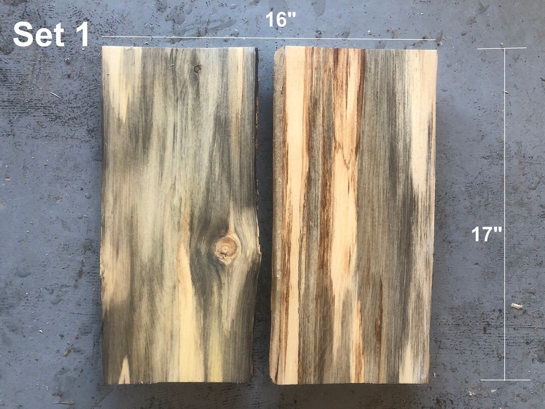 Blue Stain Pine Wood on the Outside of Logs Etsy