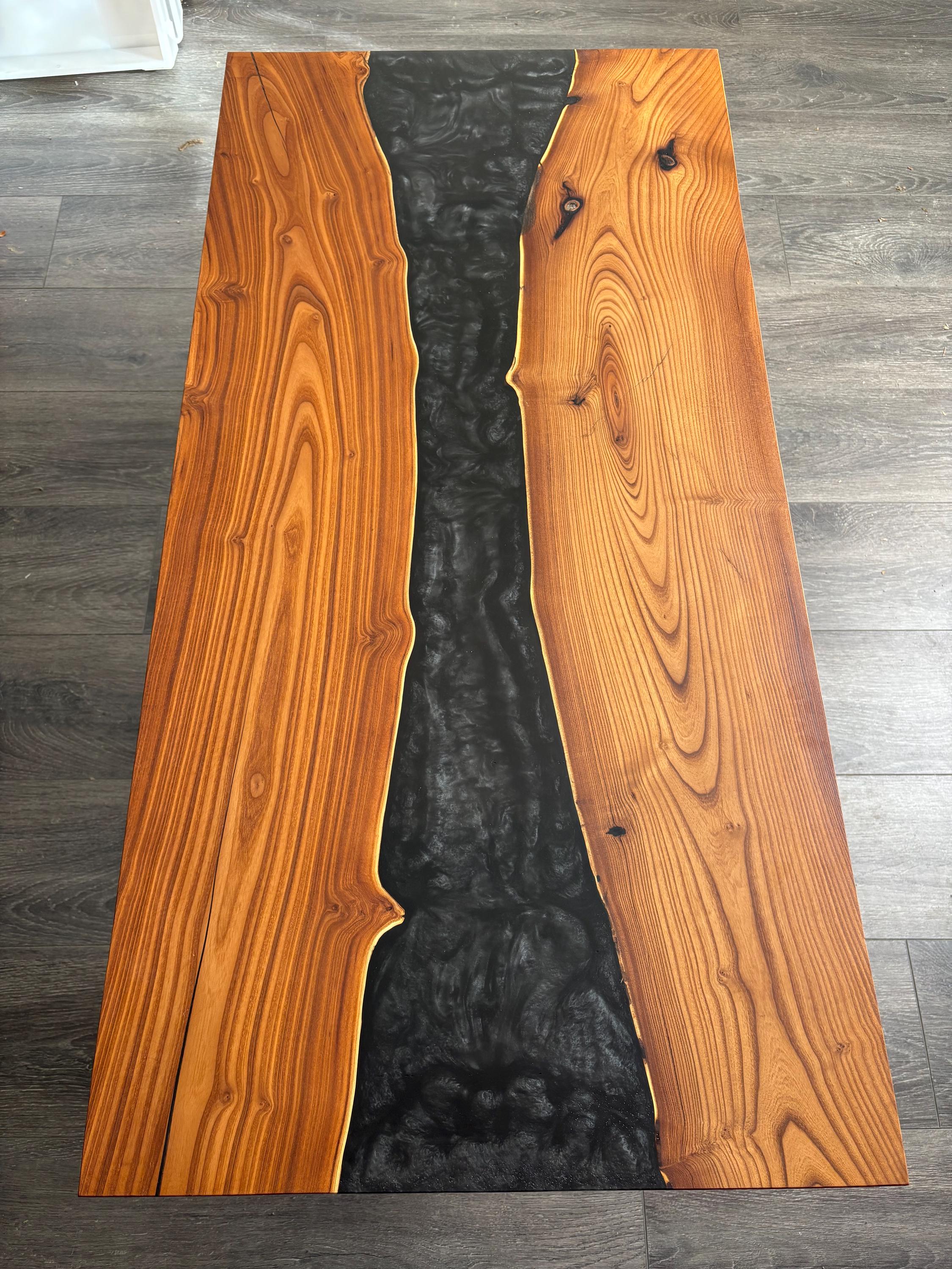 Live Edge Wood Epoxy Slab Coffee Table Top Counter Tv Stand Desk