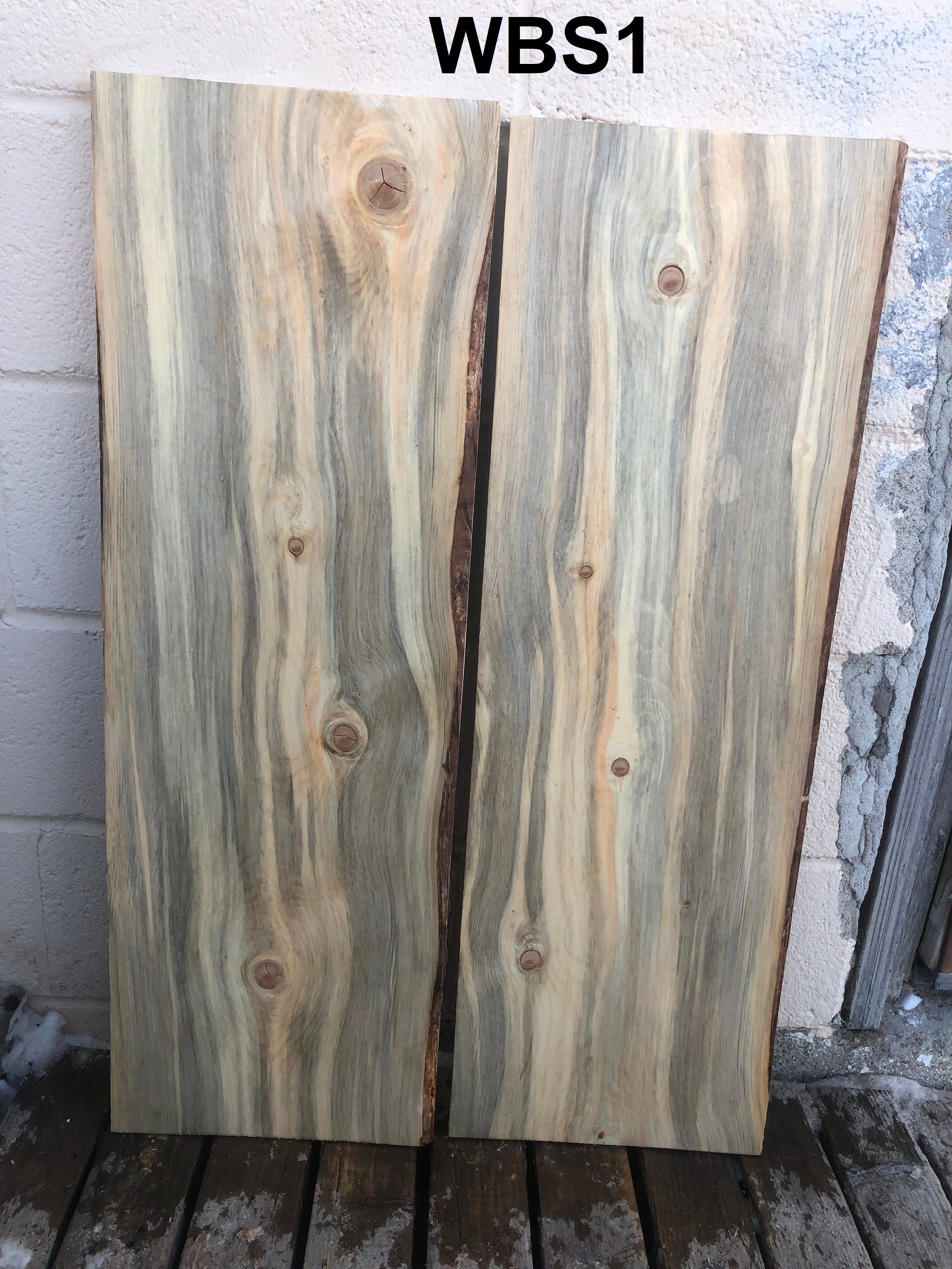 Wide Blue Stain Pine Boards Etsy