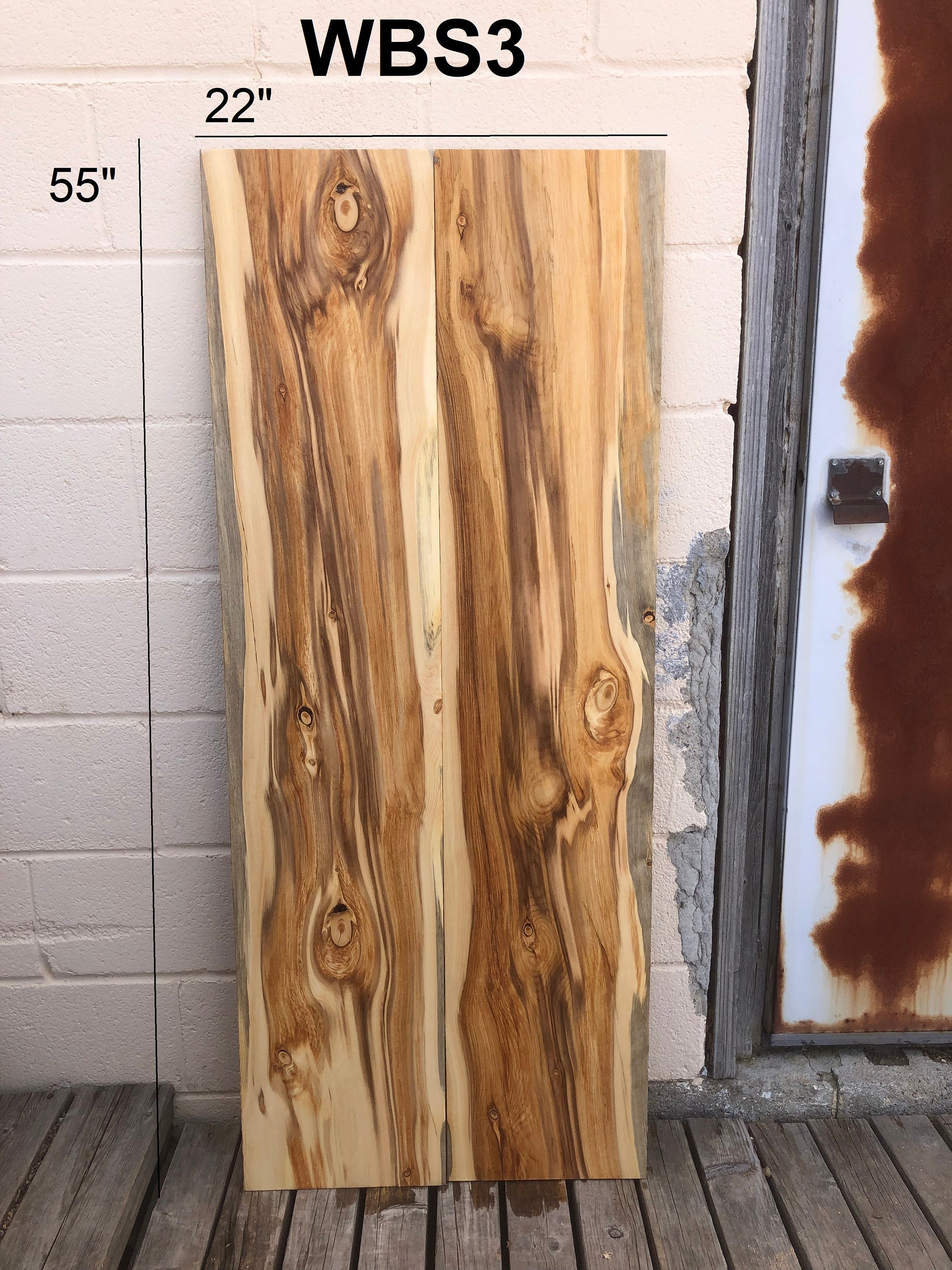 Wide Blue Stain Pine Boards Etsy