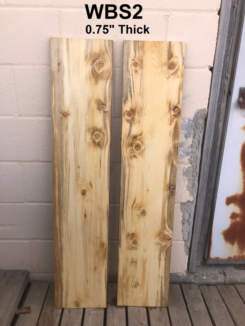 Wide Blue Stain Pine Boards Etsy