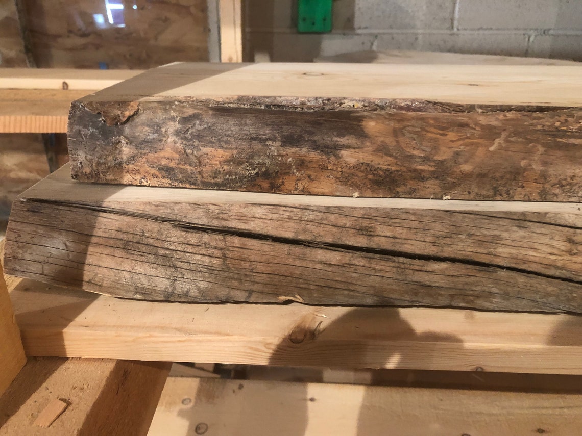 Live Edge Blue Stain Pine Slabs / Natural Edge Wood / Living Etsy