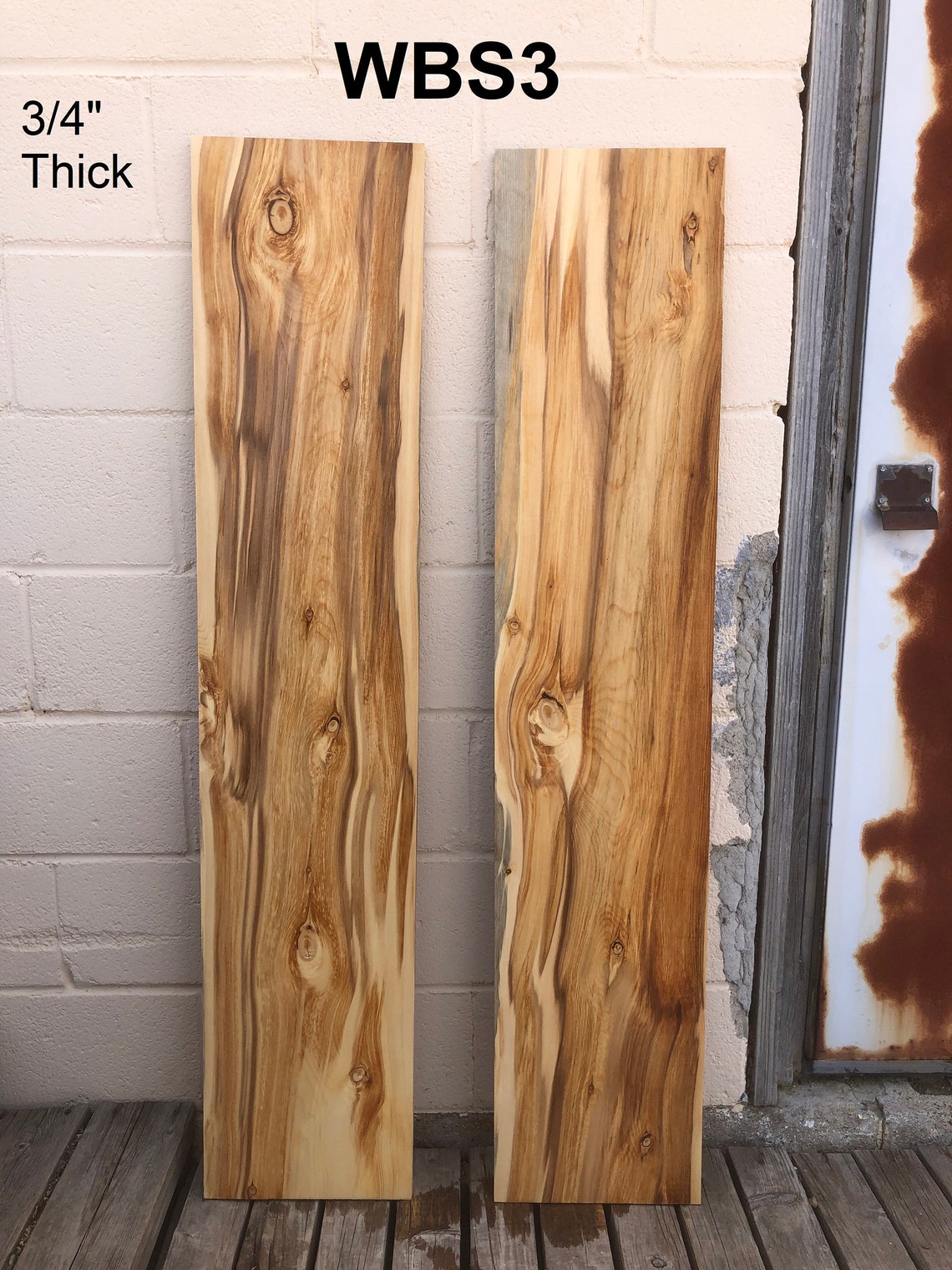 Wide Blue Stain Pine Boards Etsy