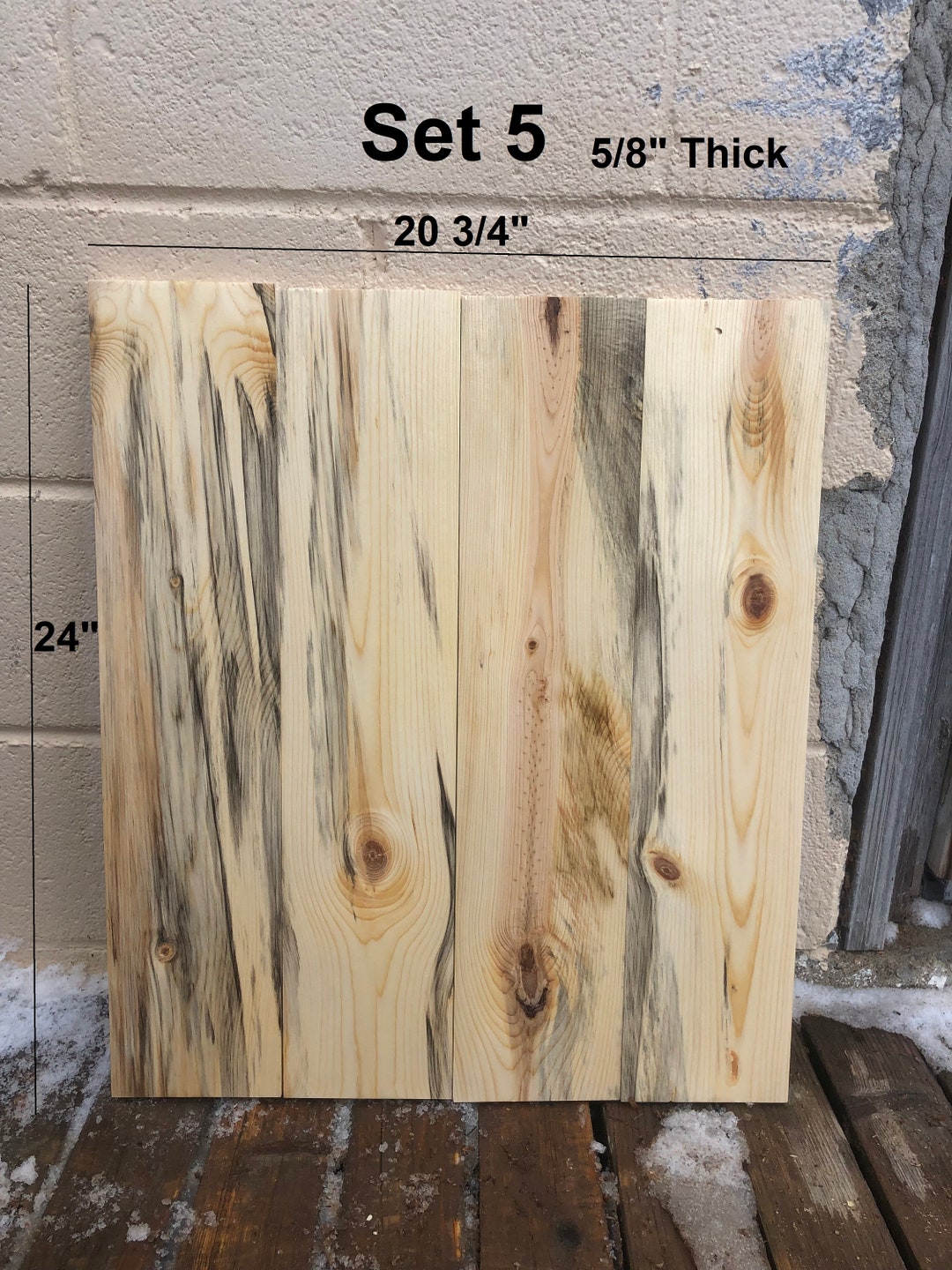 Blue Stain Pine Boards Etsy