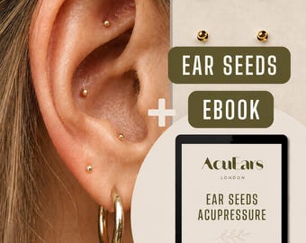 Graines pour oreilles originales, ACU Seeds KIT - Graines pour oreilles d'acupression + Instructions PDF