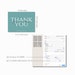 Printable Thank You Card Template, Editable Thank You Card Insert ...