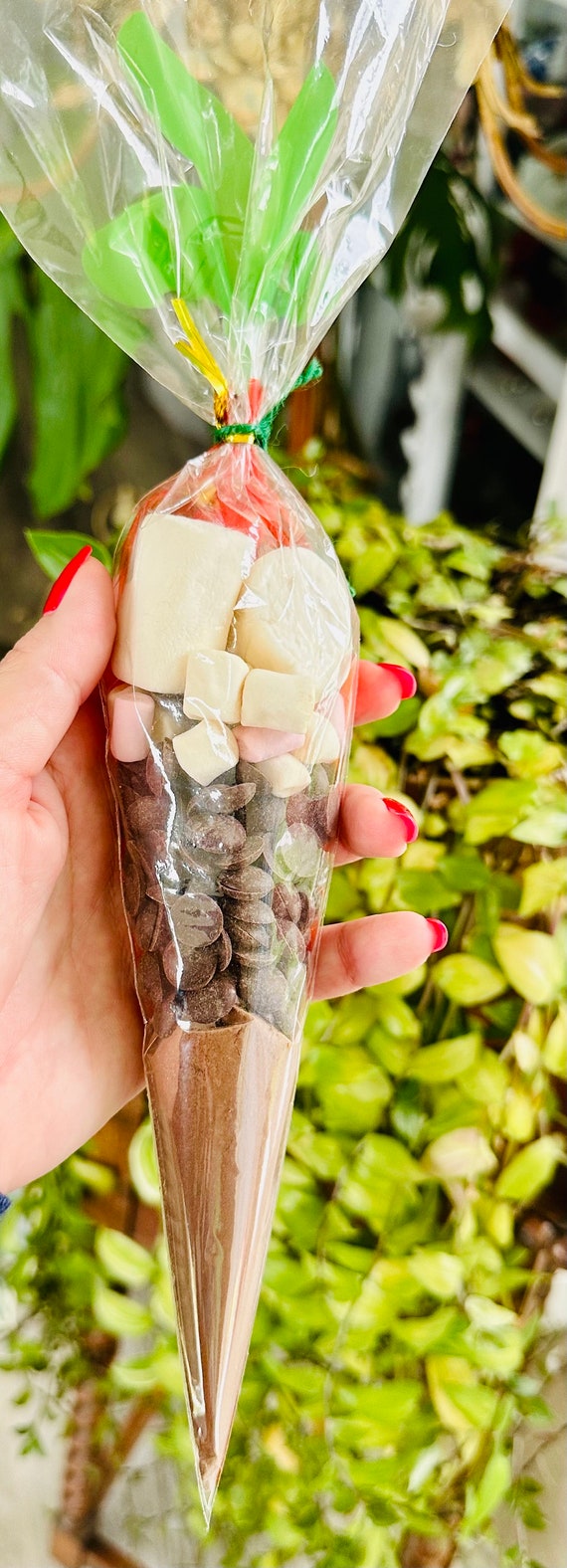 Vegan Easter Hot Chocolate Cones Easter Bag Fillers Easter