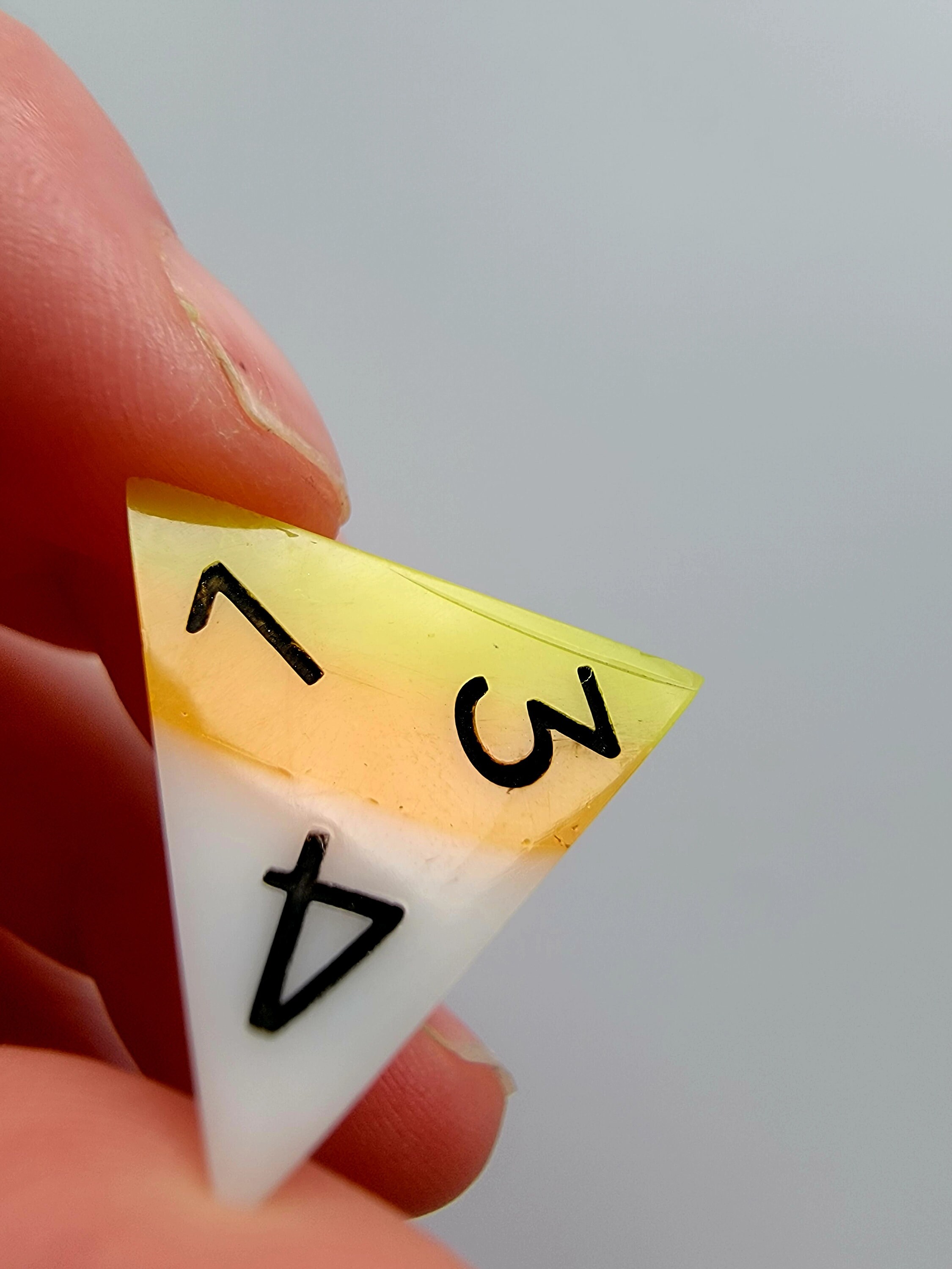 Candy Corn 9 Piece Sharp Edge Dice Set Dnd Roleplaying Etsy