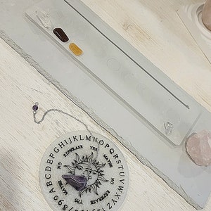 Kartenhalter Mondphasen grau