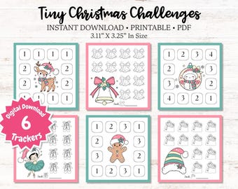 Winzige Weihnachtsspar-Challenges ~ Geringes Einkommen ~ Druckbares PDF