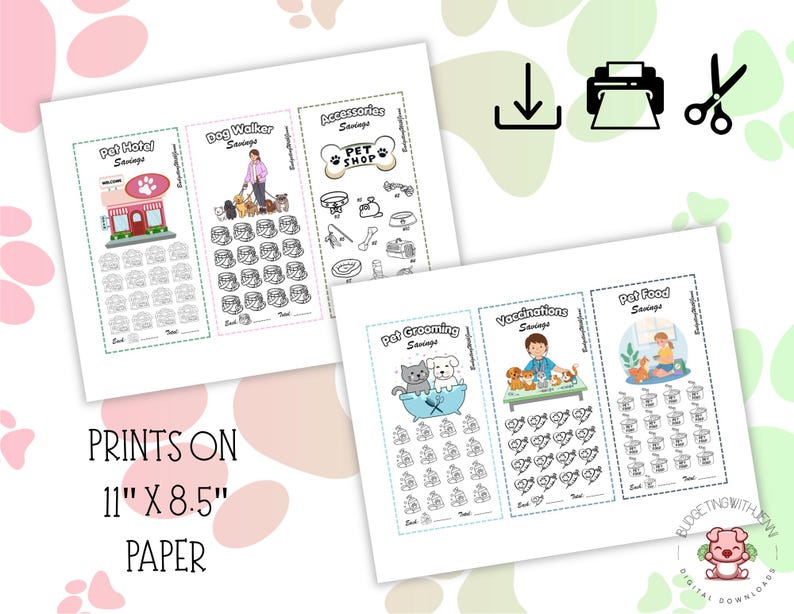 Pet Care Savings Bundle: Grooming, Food, Vaccinations A6 Envelope Inserts (PDF) image 2