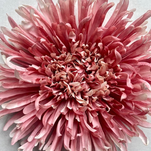 Stoffblumen Brosche Rose übergroße Chrysantheme Blumenbrosche 18 cm Geschenk für Mama