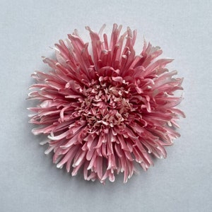 Fabric flower brooch rose oversized chrysanthemum flower brooch 7 inch gift for mom image 9