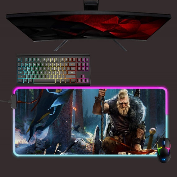 Black Desert Online Led Mouse Mat Rgb Mouse Pad Gaming Mouse Etsy