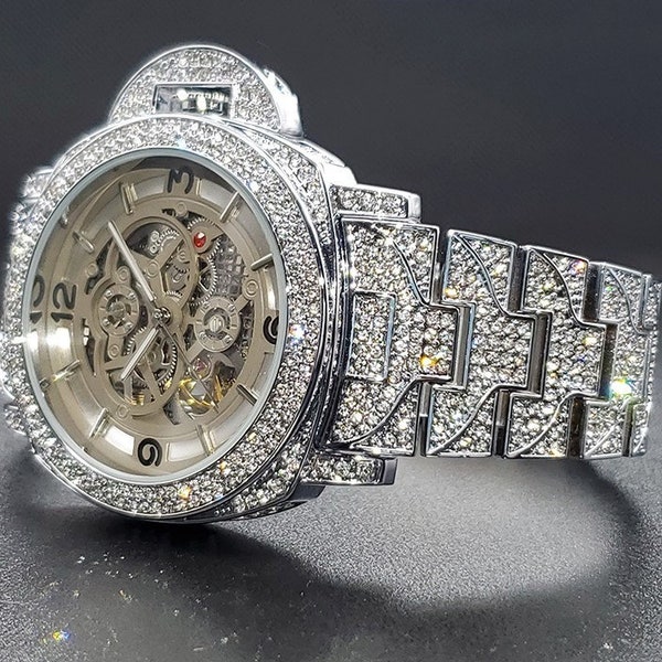 Lab Diamond Watch Etsy