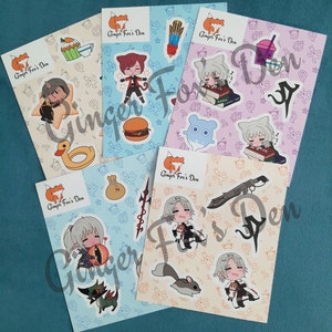 FFXIV chibi vinyl stickers