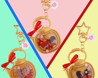 Ranma 1/2 kettle charms!