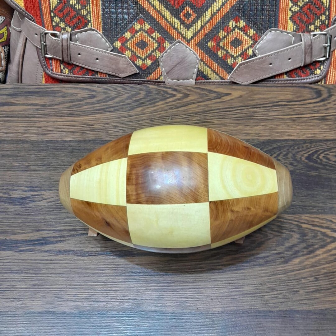 Hand Made Rugby Rugby Ball Made From Juniper and Lemon Wood, Rugby Fanatic,handmade in ...